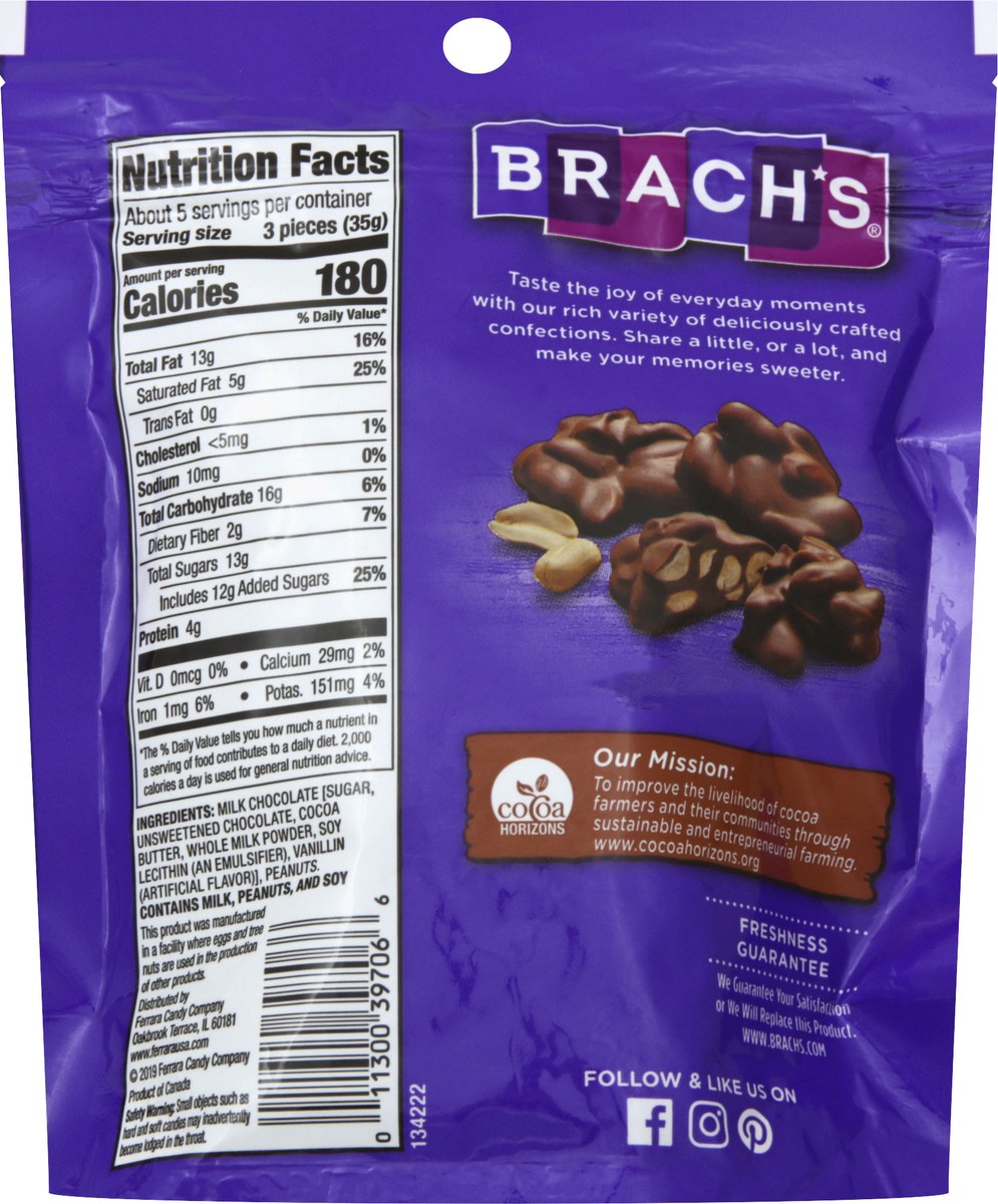 slide 8 of 8, Brach's Brachs Peanut Clusters, 6 oz