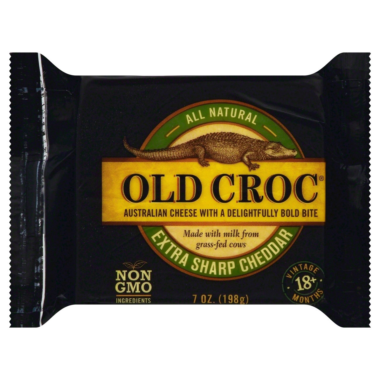 slide 1 of 18, Old Croc Extra Sharp Cheddar Cheese, 7 oz