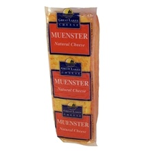 slide 1 of 1, Great Lakes Cheese Muenster Red Rind, per lb