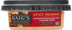 Haig's Spicy Garbanzo Bean Meze with Cayenne Pepper Hummus 8 oz