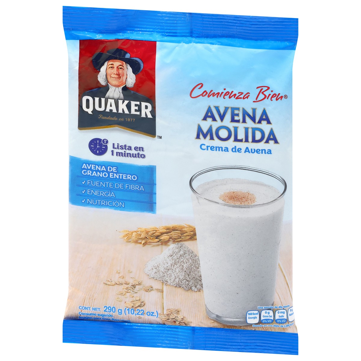 slide 8 of 13, Quaker Avena Molida 290 g, 10.22 oz