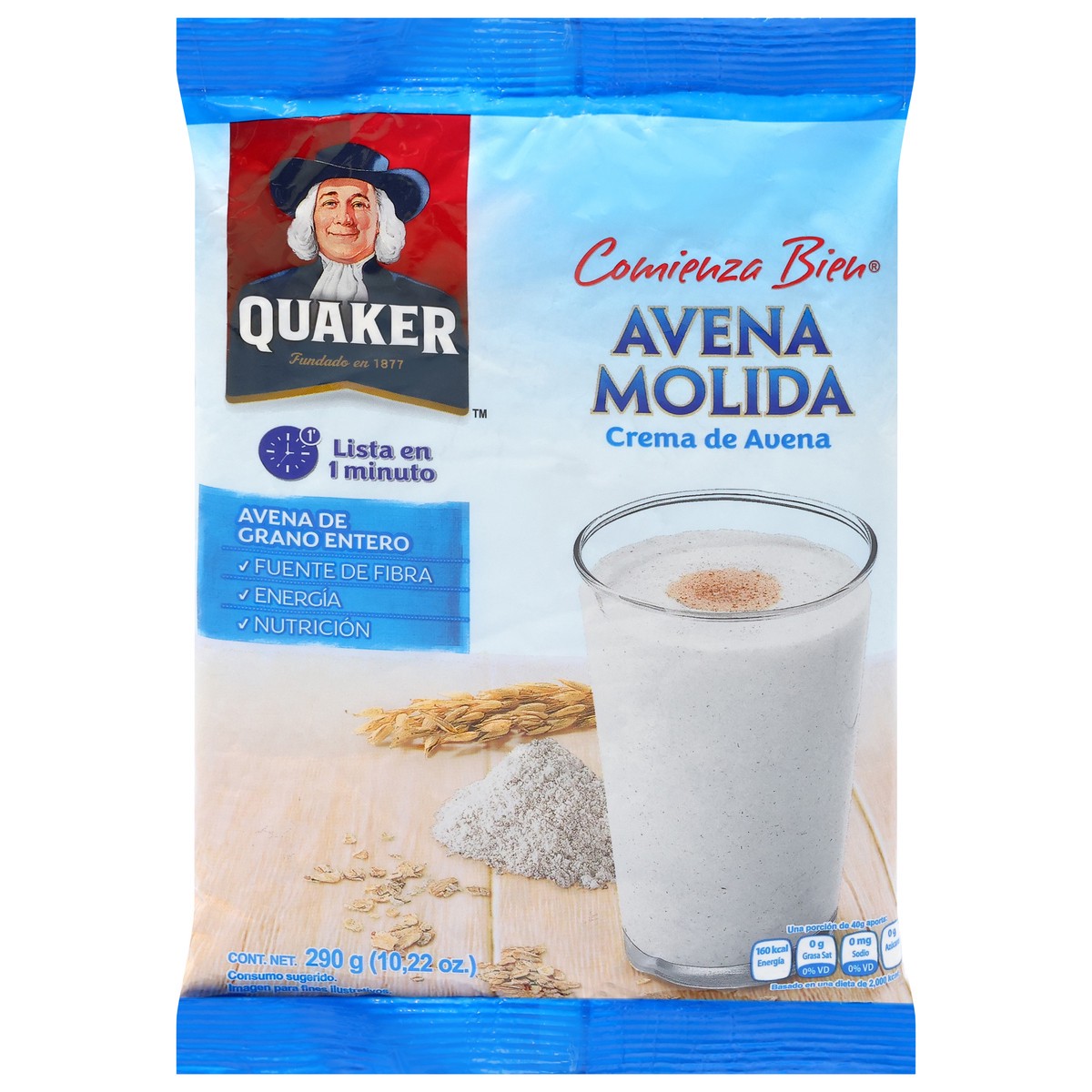 slide 1 of 13, Quaker Avena Molida 290 g, 10.22 oz