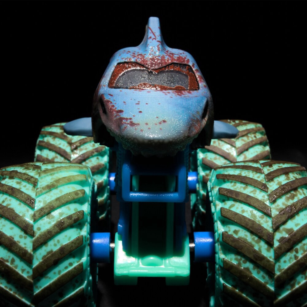 slide 3 of 6, Monster Jam Mud Blasters Megalodon Color Change Monster Jam Truck, 1 ct