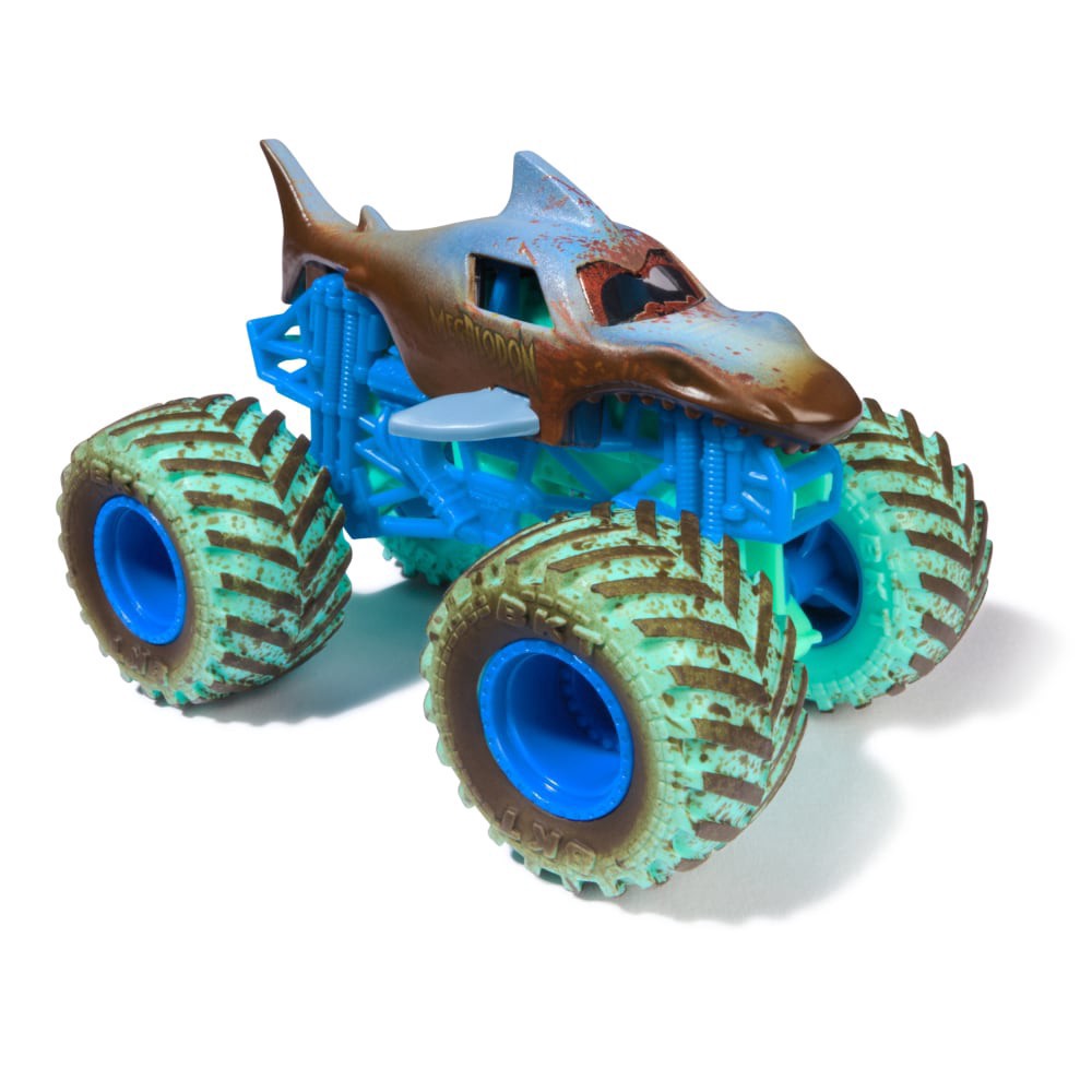 slide 4 of 6, Monster Jam Mud Blasters Megalodon Color Change Monster Jam Truck, 1 ct