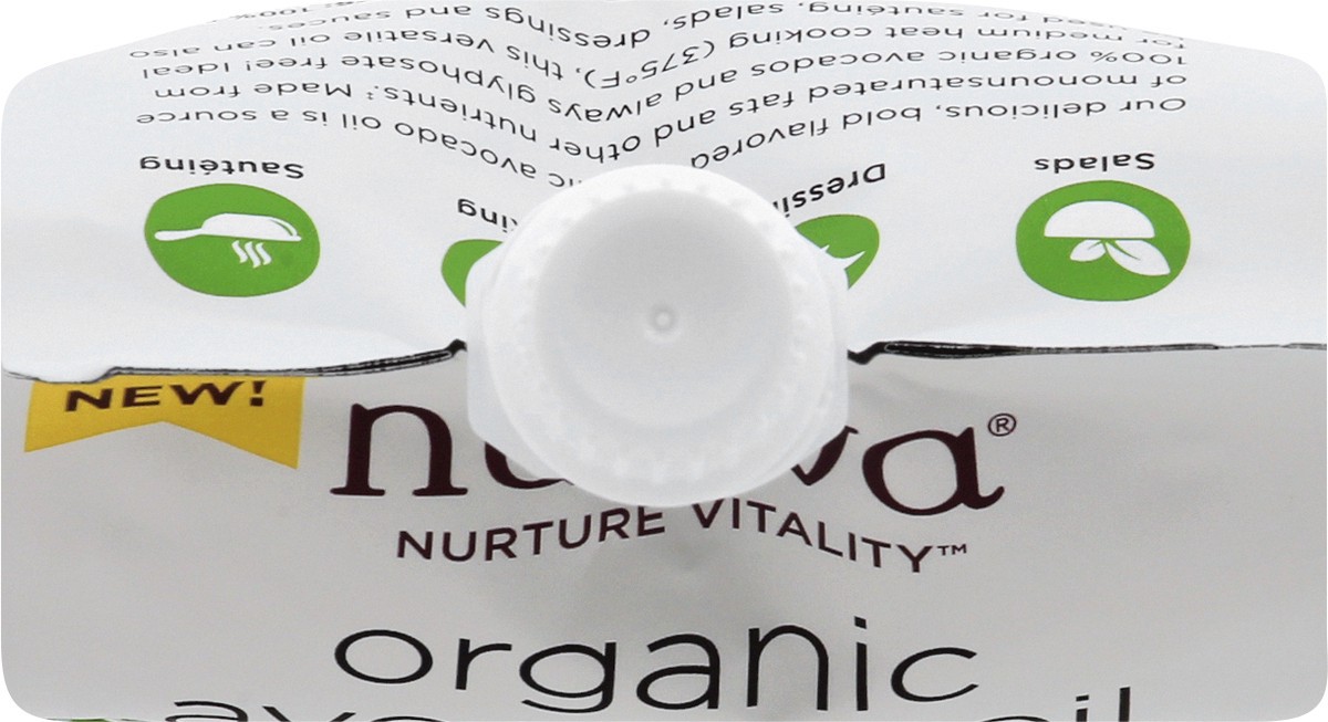 slide 10 of 13, Nutiva Nurture Vitality Organic Extra Virgin Avocado Oil 12 oz, 12 oz