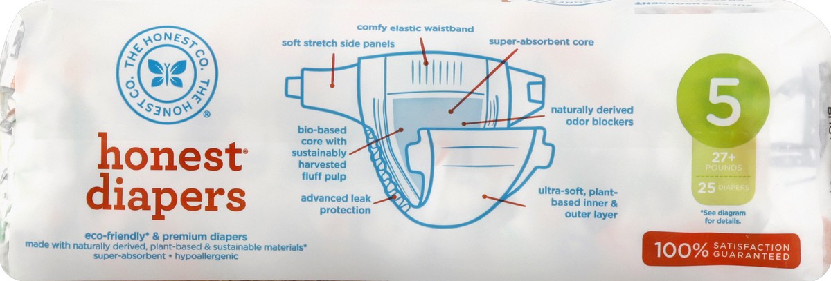 slide 3 of 5, The Honest Co. Diapers 25 ea, 25 ct