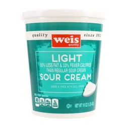 Weis Quality Light Sour Cream