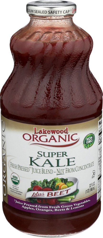 slide 1 of 1, Lakewood Juice Blend, Organic, Kale, 32 fl oz