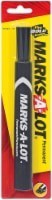 slide 1 of 1, Avery Marks-A-Lot Chisel Point Permanent Marker - Black, 1 ct