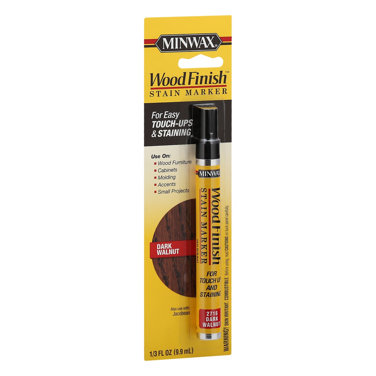 slide 6 of 9, Minwax Dark Walnut Wood Finish Stain Marker 0.33 oz, 0.33 oz