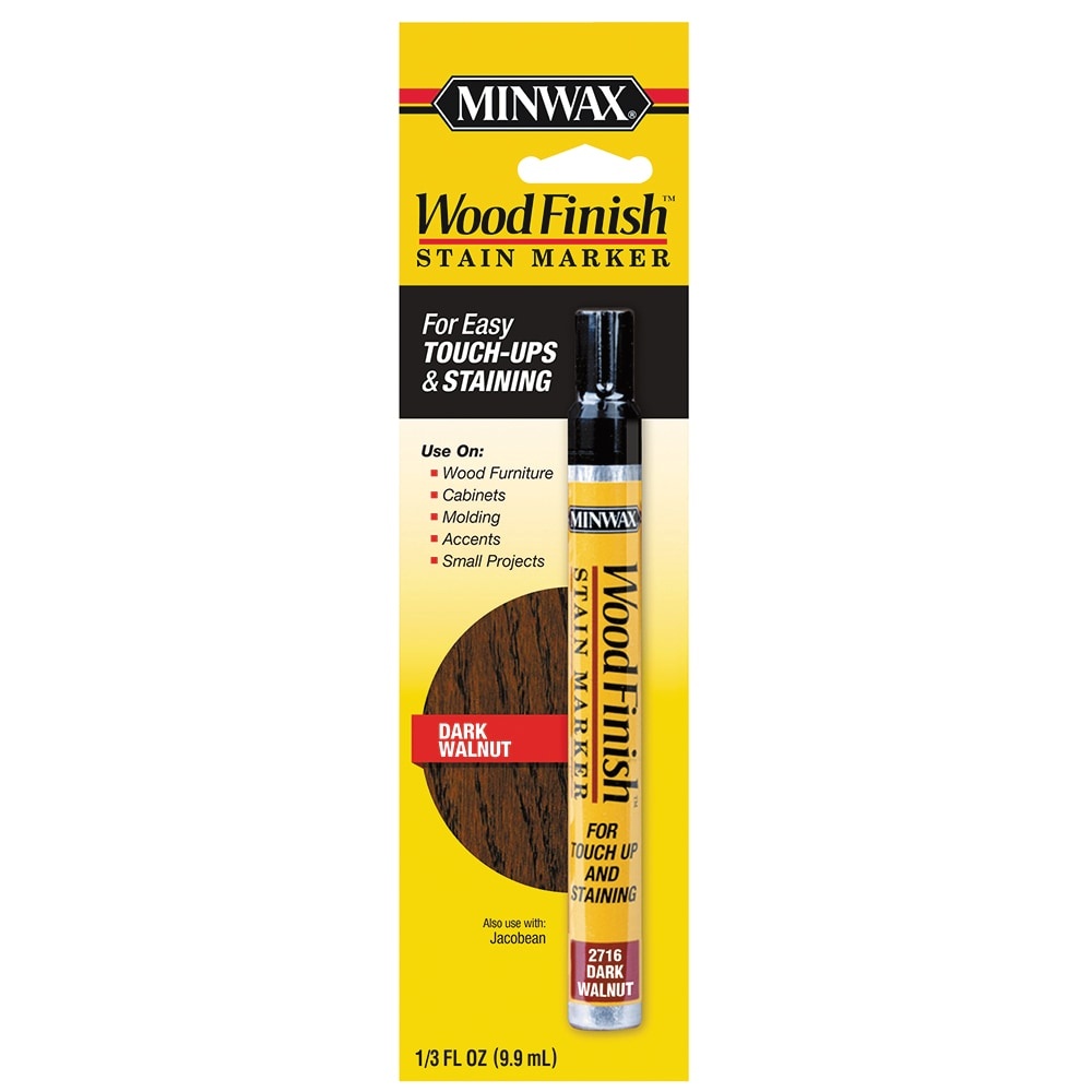slide 1 of 3, Minwax Wood Finish Stain Marker - Dark Walnut, 0.33 oz