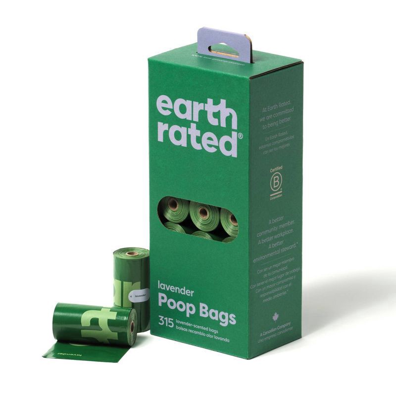 slide 1 of 3, Earth Rated Dog Poop Bags - Lavender - 315ct, 315 ct