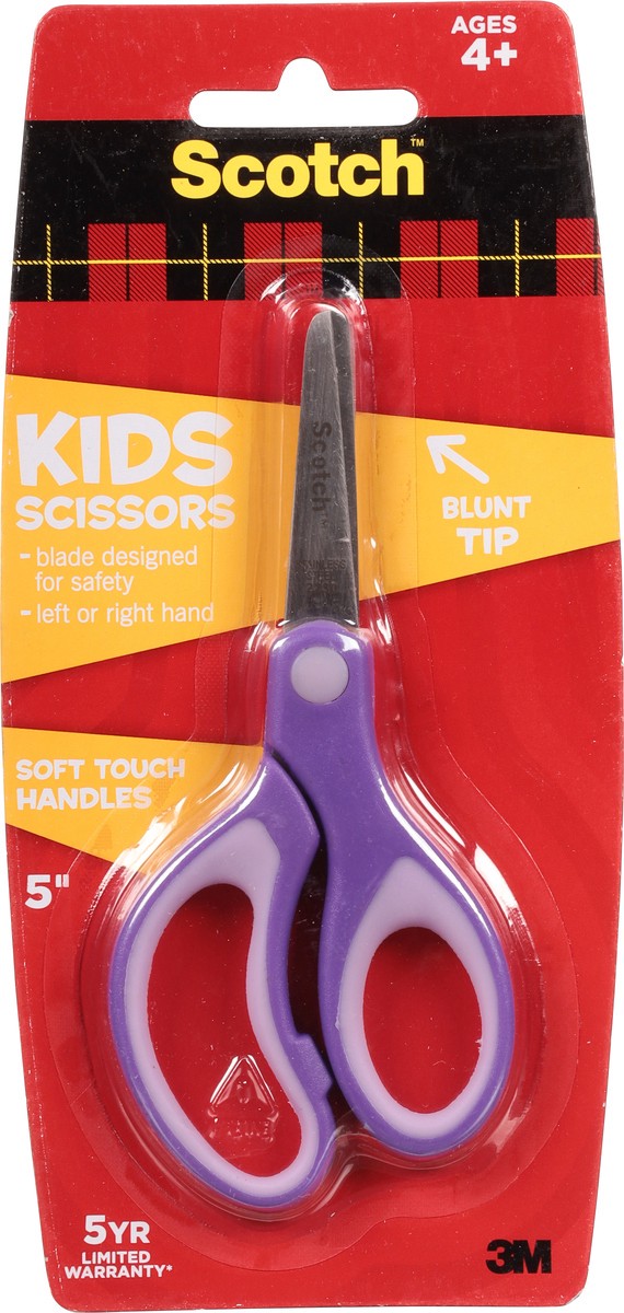 slide 6 of 9, Scotch 5inch Kids Blunt Scissors, 1 ct