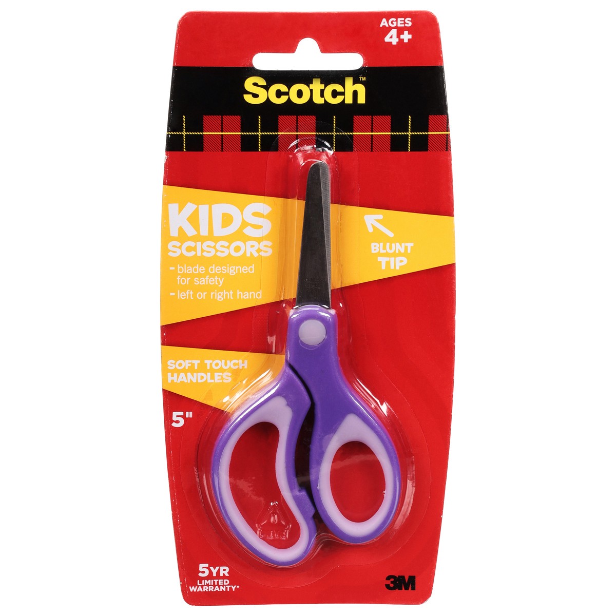 slide 1 of 9, Scotch 5inch Kids Blunt Scissors, 1 ct