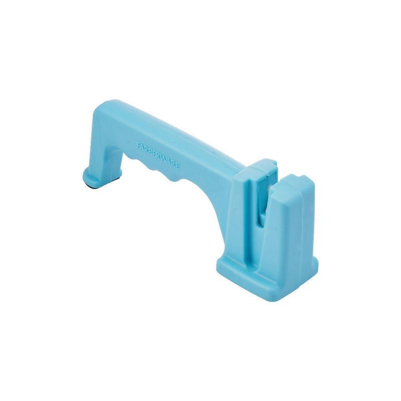 slide 3 of 8, Farberware® EdgeKeeper® Knife Sharpener - Aqua, 1 ct