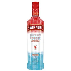 Smirnoff Red, White & Berry Vodka Cherry, Citrus, & Sweet Blueberry 750 mL