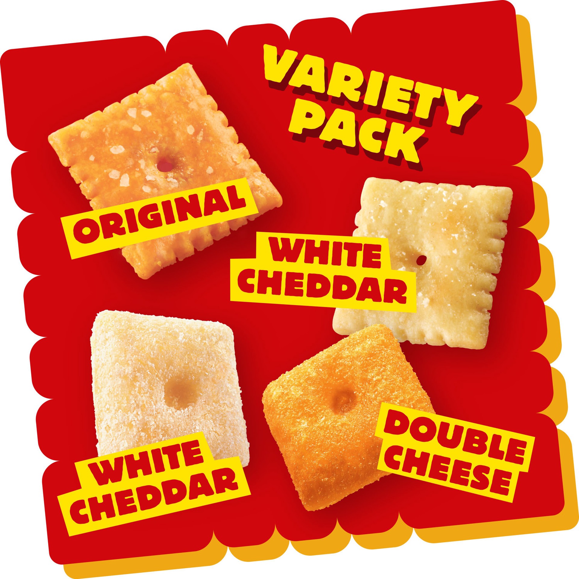 slide 4 of 5, Cheez-It Cheese Crackers, Baked Snack Crackers, Office and Kids Snacks, Original, 1oz Pouch, 1 Pouch, 1 oz