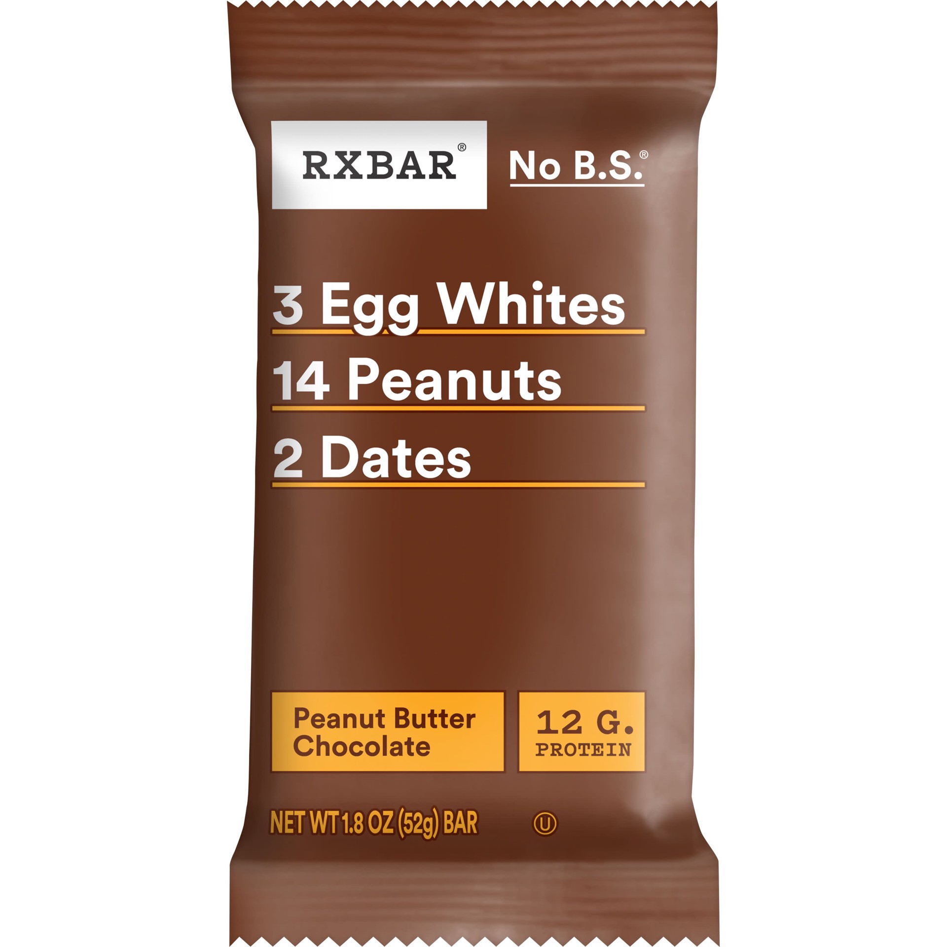 slide 1 of 9, RXBAR Protein Bars, Protein Snack, Snack Bars, Peanut Butter Chocolate, 1.8oz Bar, 1 Bar, 1.8 oz