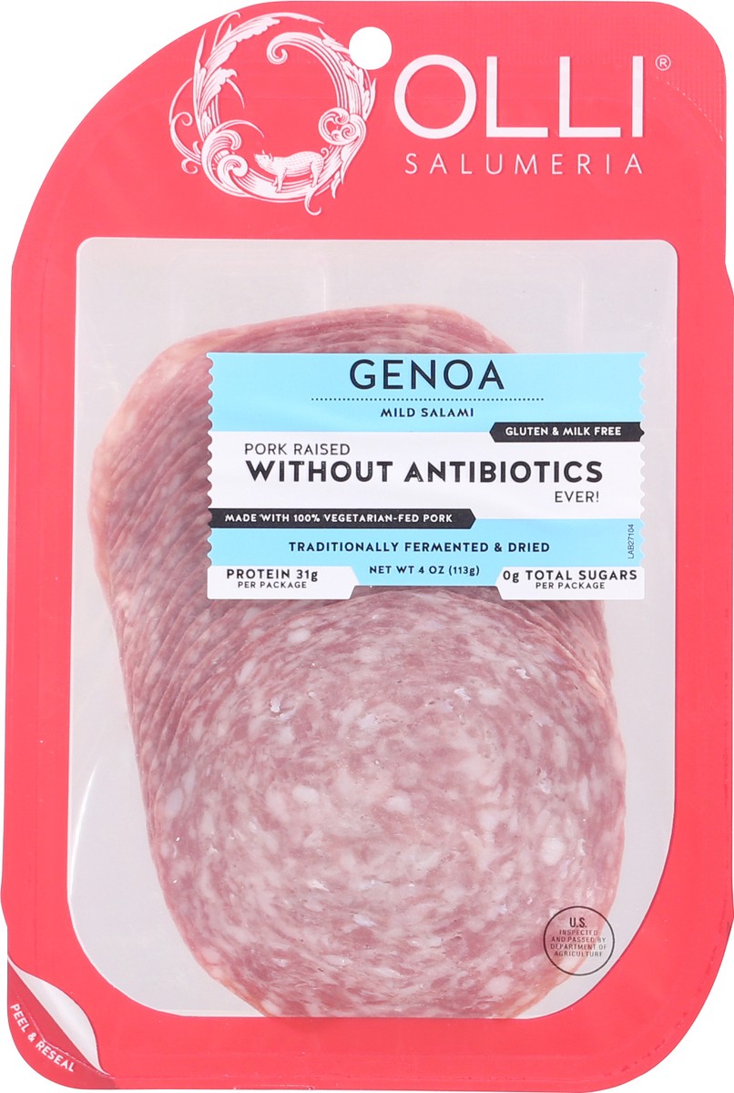 slide 6 of 12, Olli Salumeria Genoa Mild Salami 4 oz, 4 oz