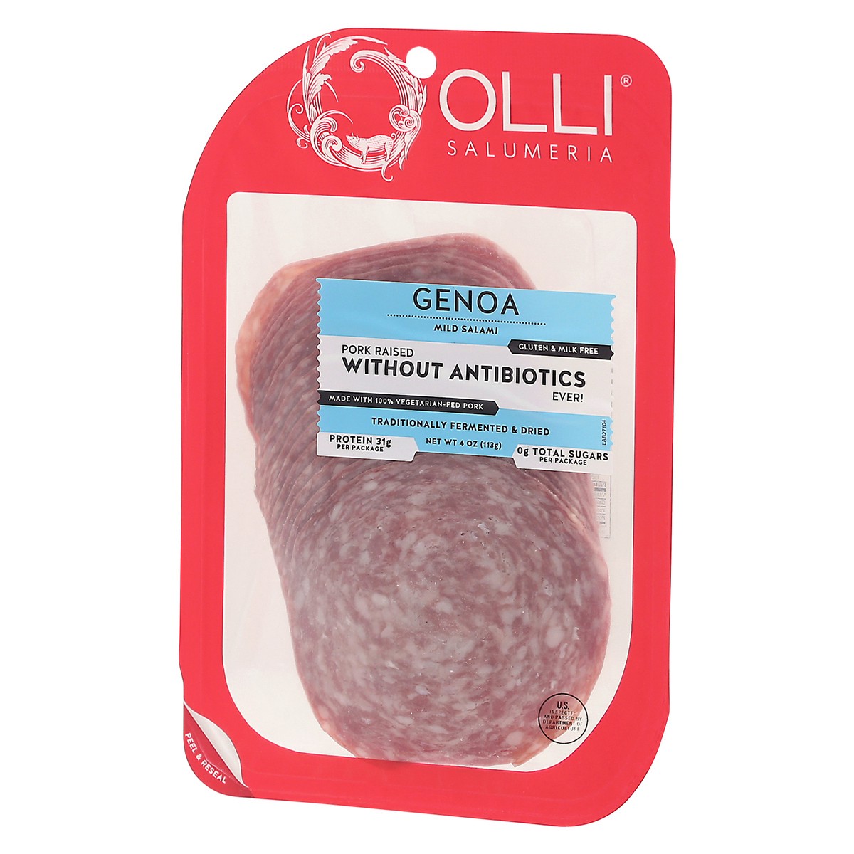 slide 8 of 12, Olli Salumeria Genoa Mild Salami 4 oz, 4 oz