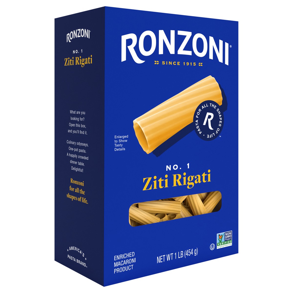 slide 2 of 9, Ziti Rigati, 1 lb