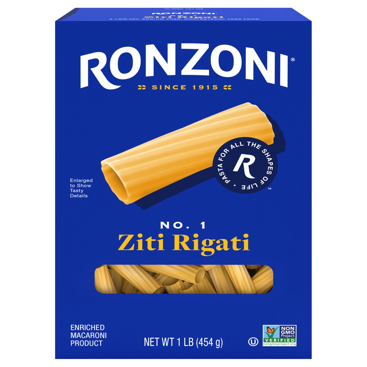 slide 1 of 9, Ziti Rigati, 1 lb