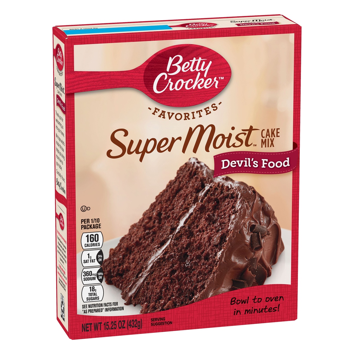 slide 2 of 11, Betty Crocker Super Moist Devil's Food Cake Mix 15.25 oz, 15.25 oz