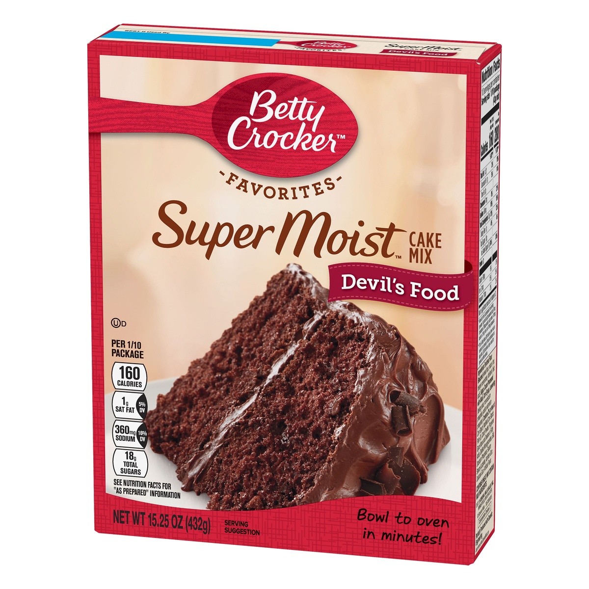 slide 3 of 11, Betty Crocker Super Moist Devil's Food Cake Mix 15.25 oz, 15.25 oz