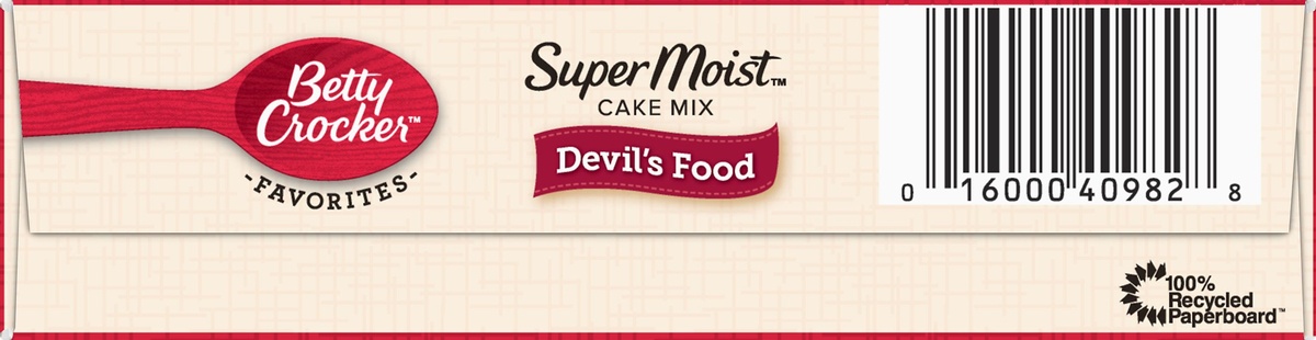 slide 7 of 11, Betty Crocker Super Moist Devil's Food Cake Mix 15.25 oz, 15.25 oz