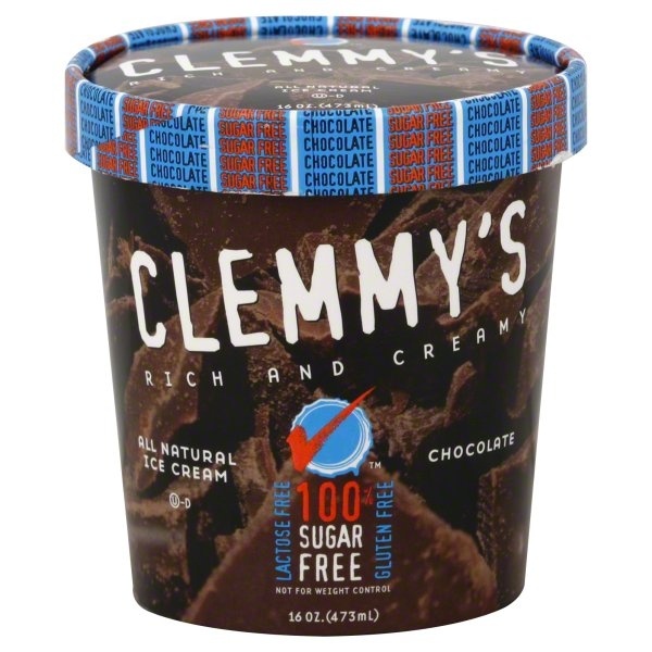 slide 1 of 6, Clemmy's Ice Cream, Chocolate, 16 oz