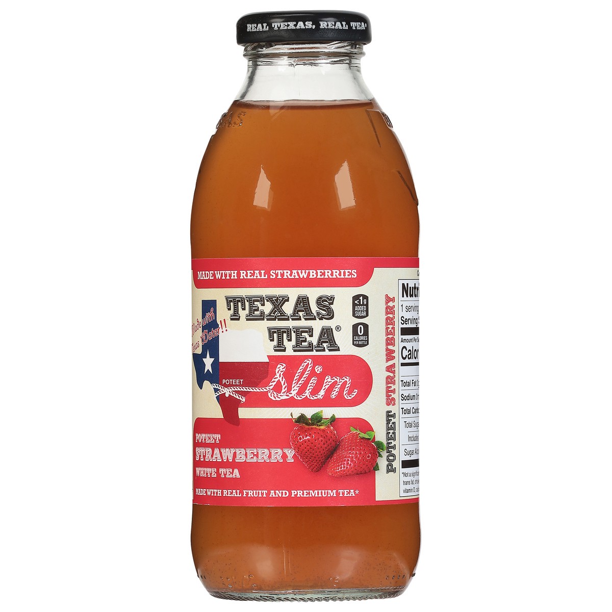 slide 5 of 14, Texas Tea White Poteet Strawberry Tea - 16 fl oz, 16 fl oz
