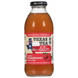 Texas Tea White Poteet Strawberry Tea - 16 fl oz