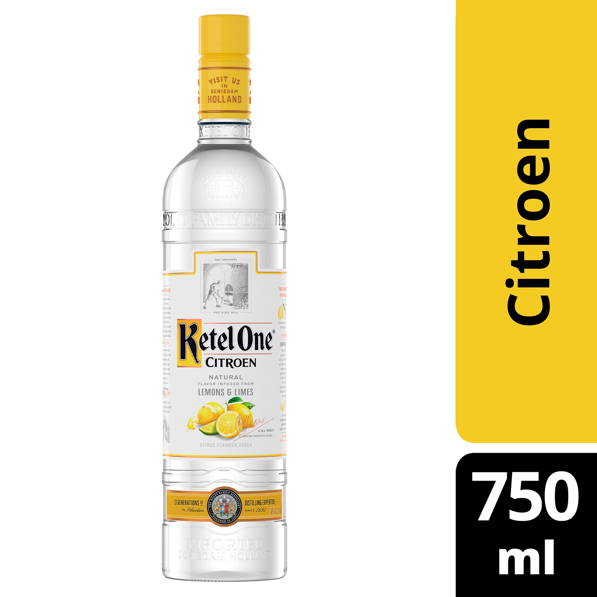 slide 5 of 8, Ketel One Citroen Flavored Vodka, 750 ml