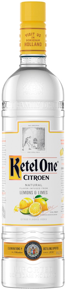 slide 1 of 8, Ketel One Citroen Flavored Vodka, 750 ml