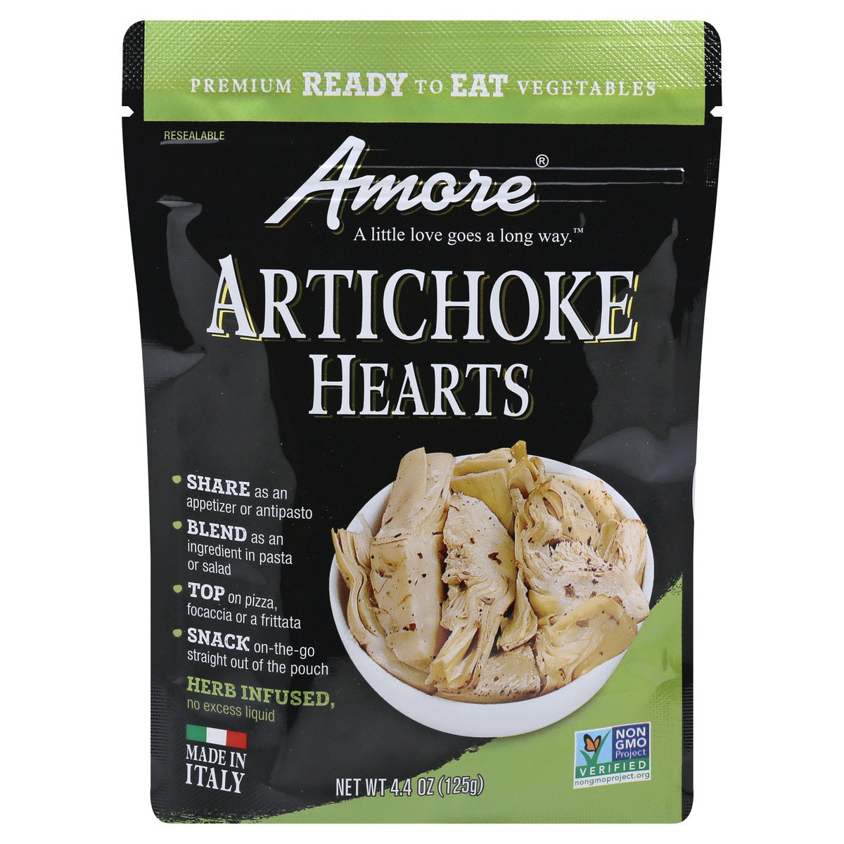 slide 1 of 9, Amore Artichoke Hearts 4.4 oz, 4.4 oz