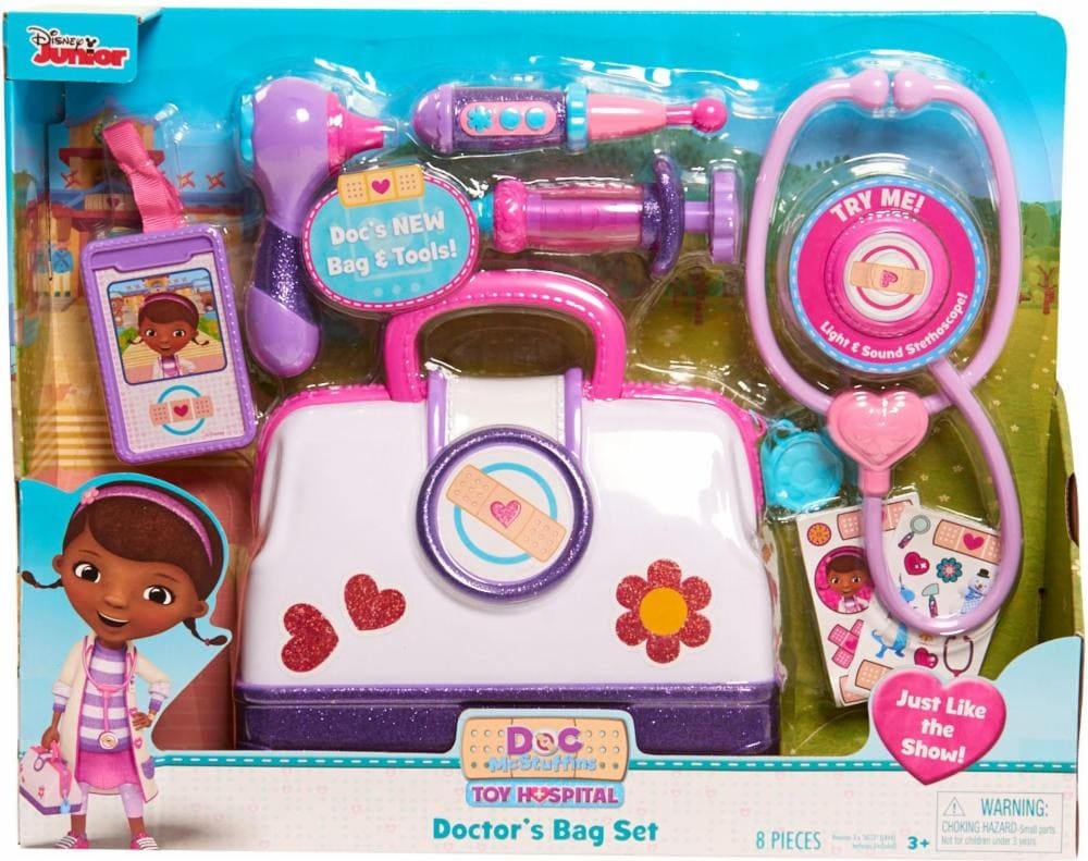 slide 1 of 1, Just Play Disney Junior Doc Mcstuffins Toy Hospital Doctor's Bag Playset, 1 ct