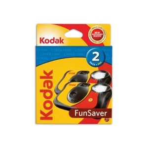 slide 1 of 1, Kodak Funsaver 27 Exposures Single Use Camera, 2 ct