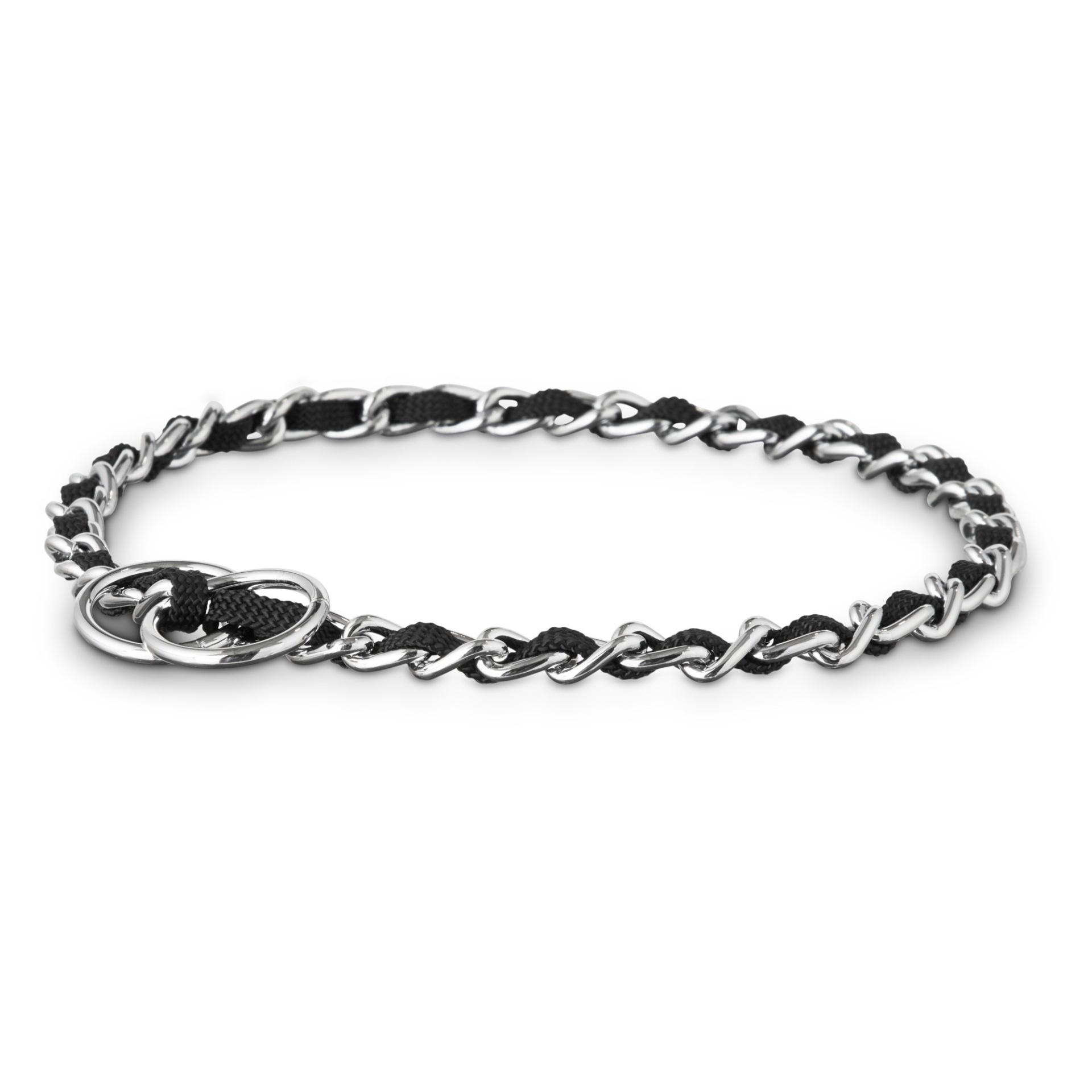 slide 1 of 1, Good2Go Black Comfort Chain Dog Collar, L