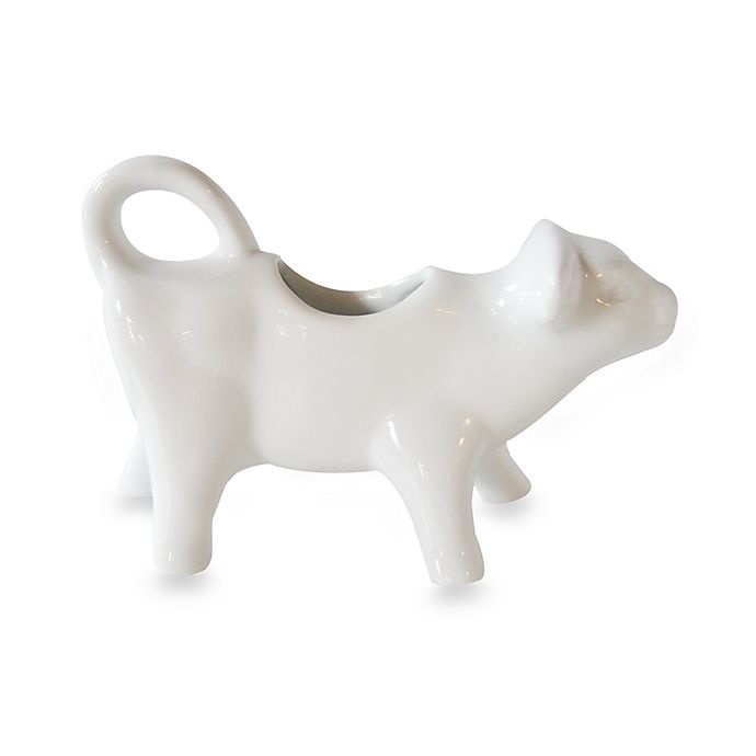 slide 1 of 1, Everyday White by Fitz and Floyd White Cow Creamer, 1 ct