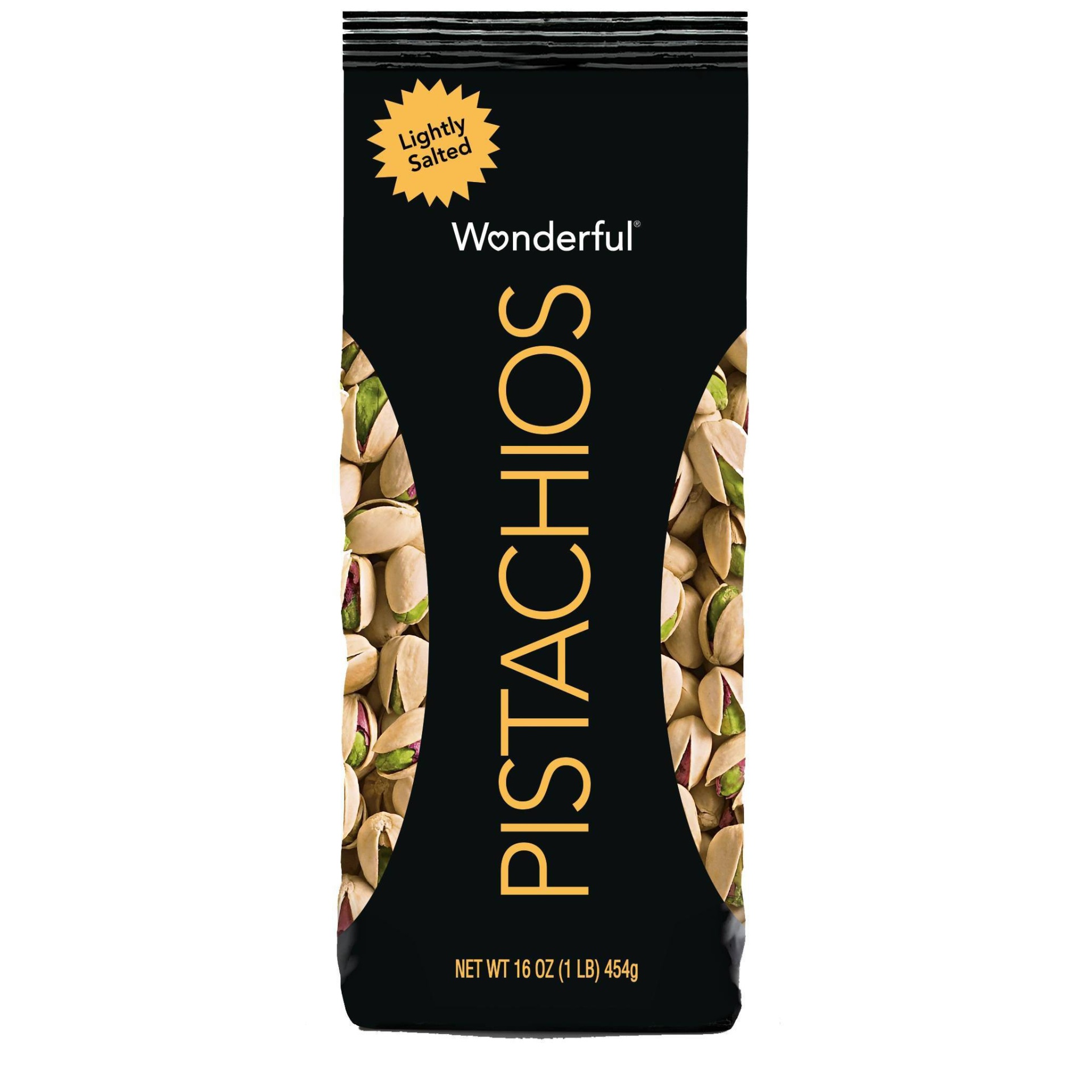 slide 1 of 3, Wonderful Pistachios Roasted and Lightly Salted - 16oz, 16 oz