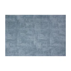 Room & Retreat Brushed Texture Placemat Blue