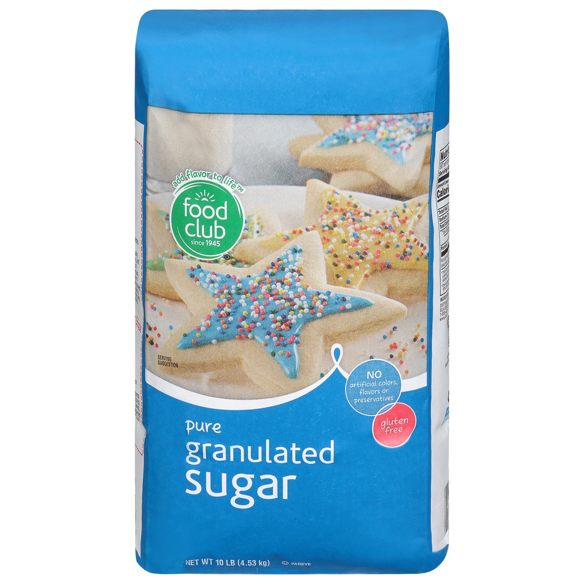 Food Club Pure Granulated Sugar 10 lb 10 lb | Shipt