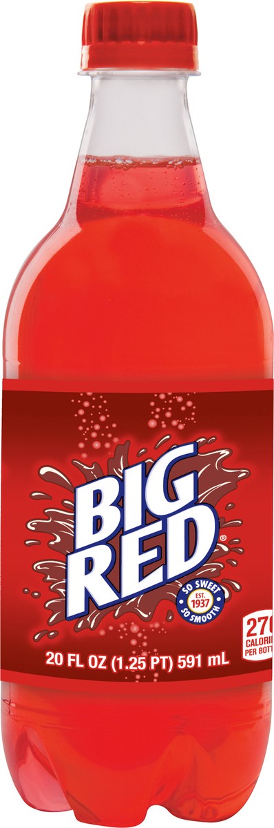 slide 3 of 4, Big Red Soda, 20 fl oz bottle, 20 fl oz