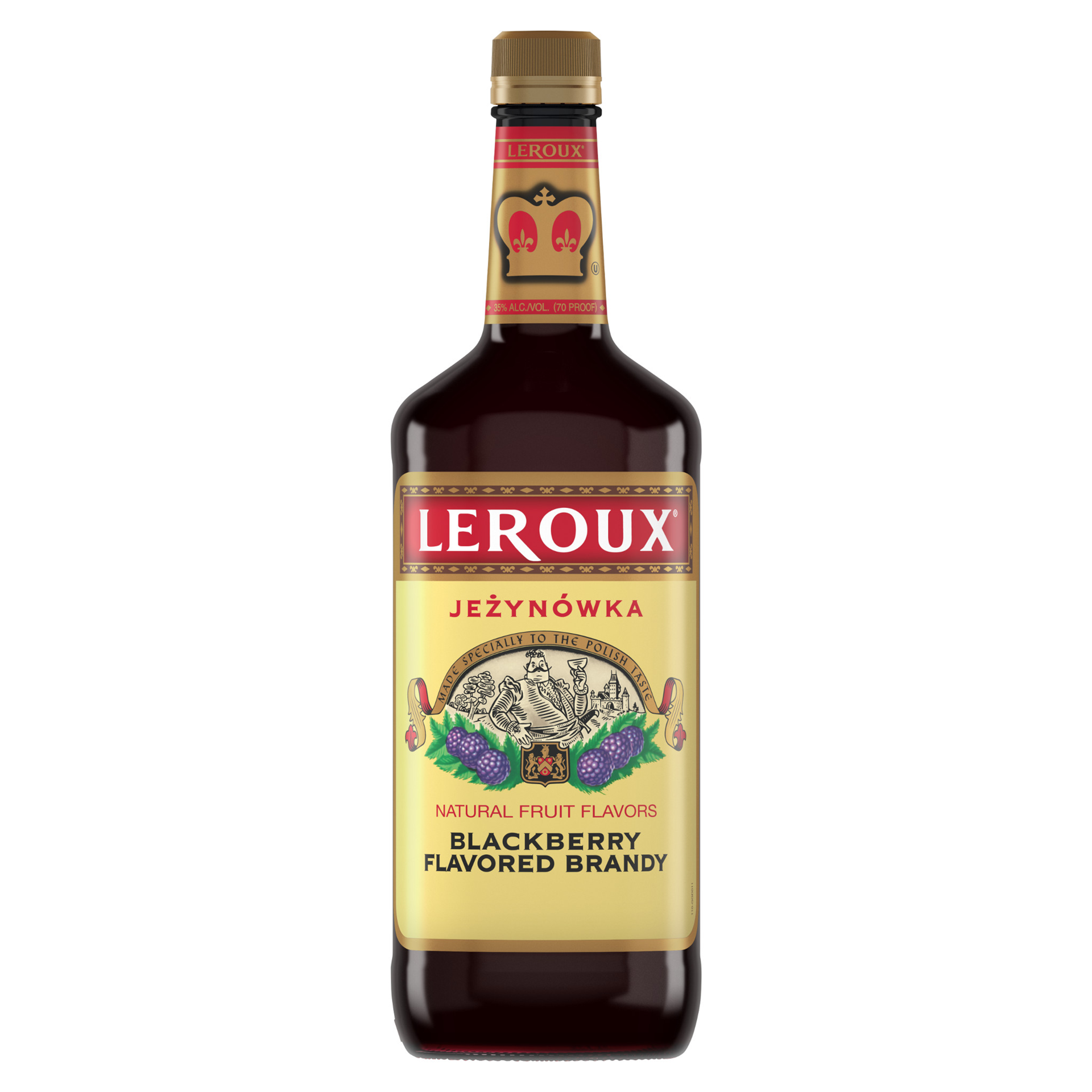 slide 1 of 13, Leroux Polish Blackberry Brandy 1 L, 1 liter