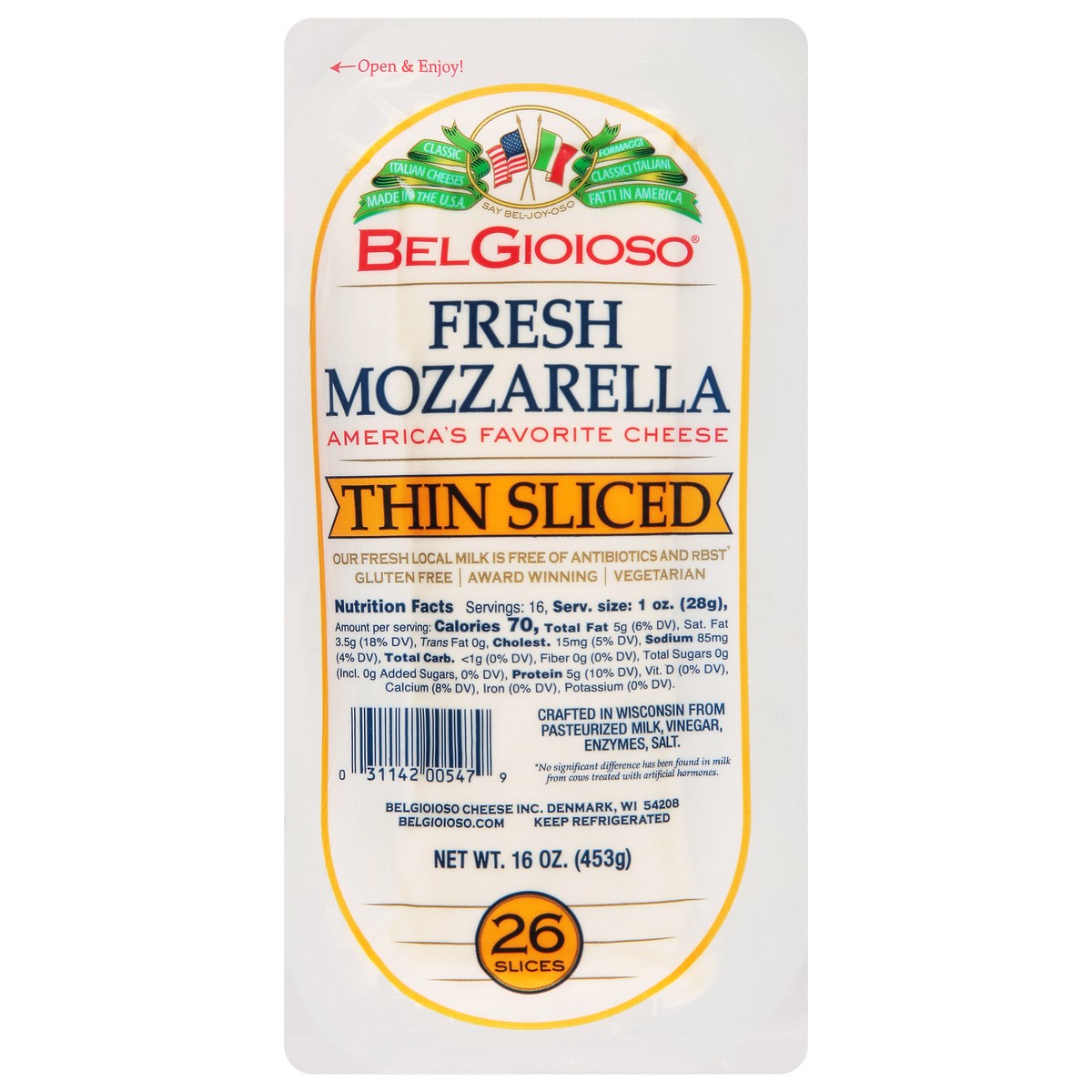 slide 3 of 13, BelGioioso Thin Sliced Fresh Mozzarella, 