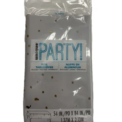 Meijer Foil Tbl Cvr Gold 54in X 84in