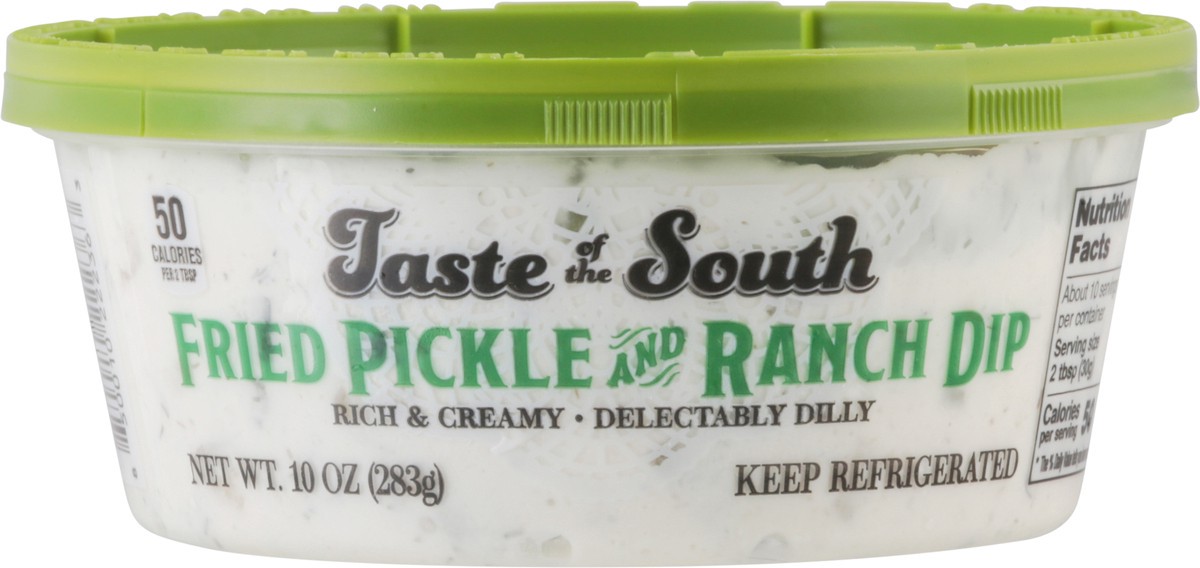 slide 10 of 14, Taste of the South Fried Pickle and Ranch Dip - 10 oz, 10 oz