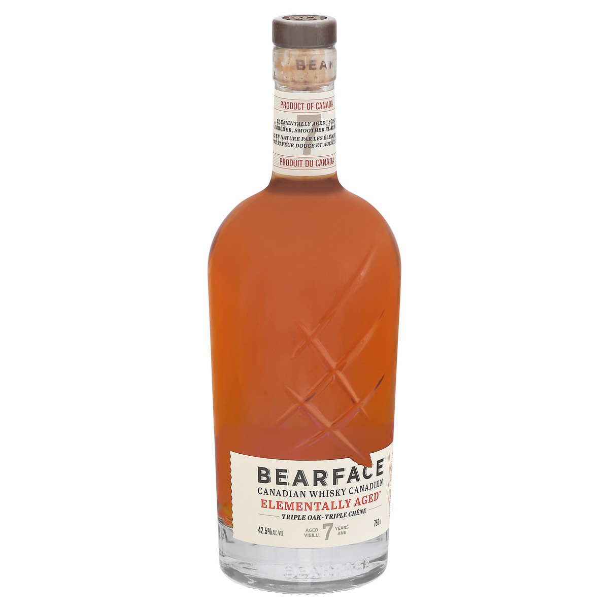 slide 8 of 9, Bearface Elementally Aged Canadian Whisky 750 ml, 750 ml