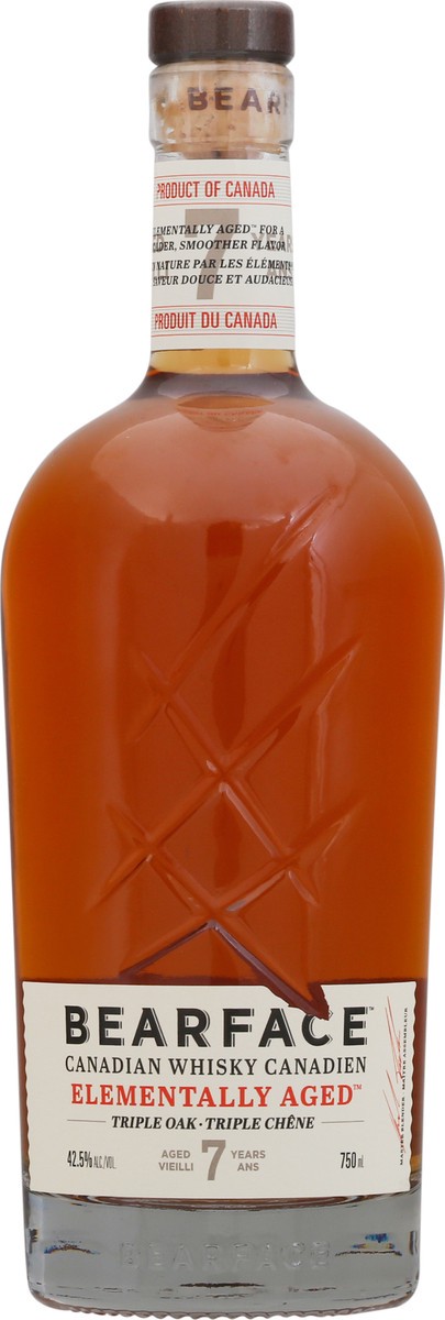 slide 5 of 9, Bearface Elementally Aged Canadian Whisky 750 ml, 750 ml