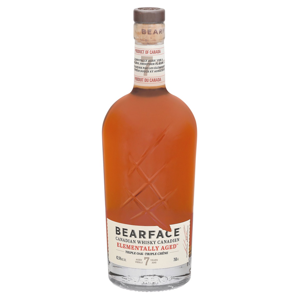 slide 7 of 9, Bearface Elementally Aged Canadian Whisky 750 ml, 750 ml